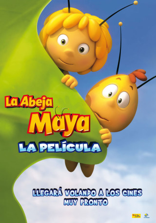 Cartel de La abeja Maya. La película