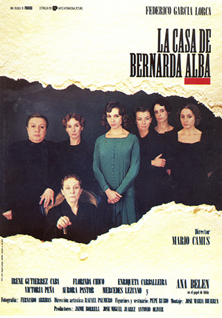 Cartel de La casa de Bernarda Alba