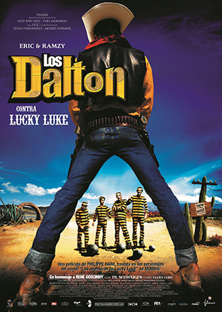 Cartel de Los Dalton contra Lucky Luke