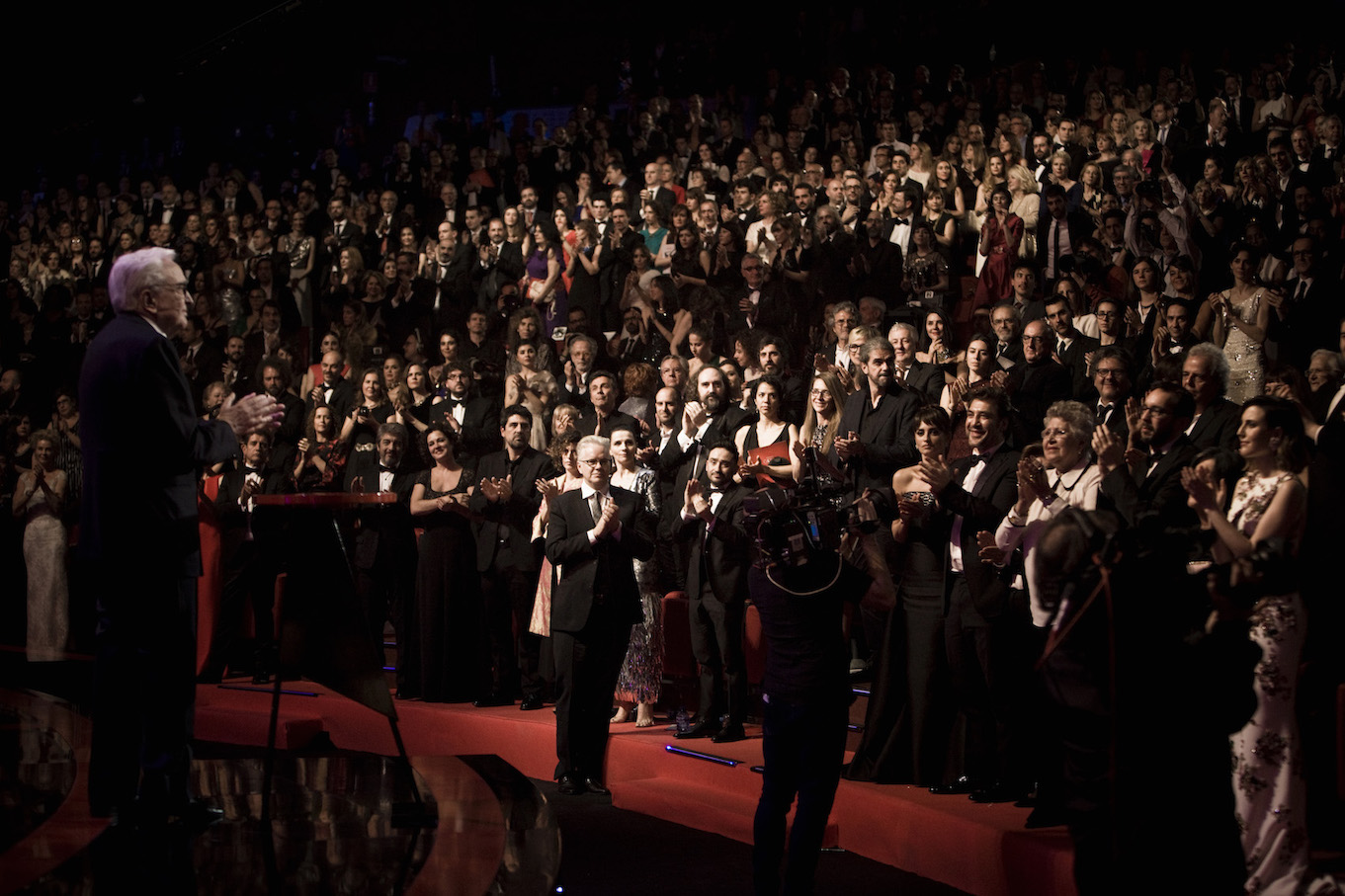 El Goya de Honor recibe el aplauso de la platea ©Marino Scandurra