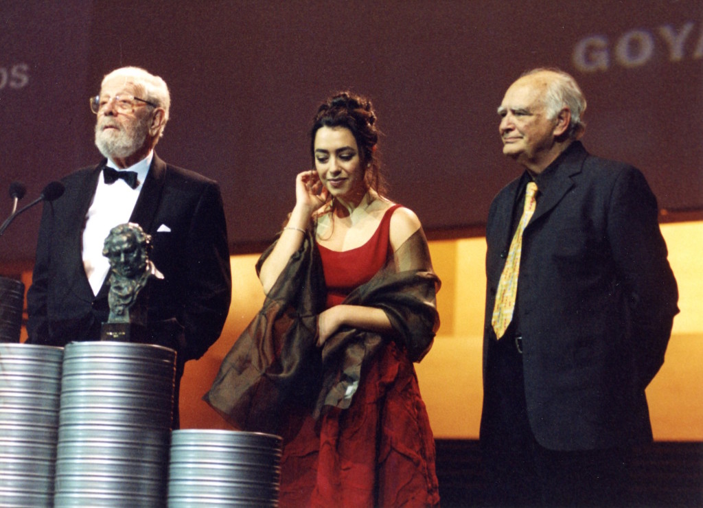 Luis García Berlanga, María Isasi y Antonio Isasi Isasmendi