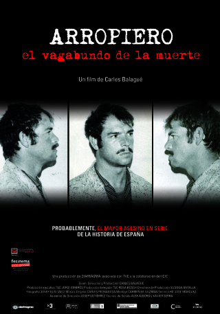 Cartel de Arropiero, el vagabundo de la muerte