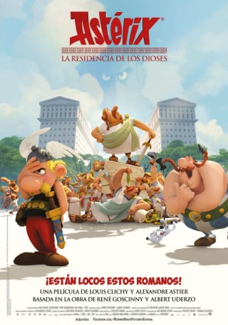 Cartel de Astérix: La residencia de los Dioses