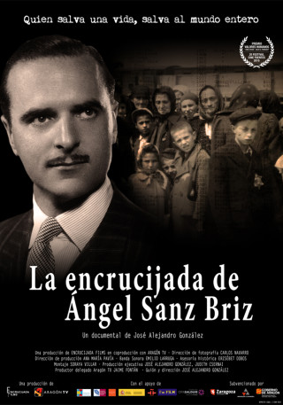 Cartel de La encrucijada de Ángel Sanz Briz
