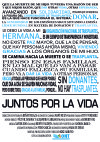 Cartel de Juntos por la vida