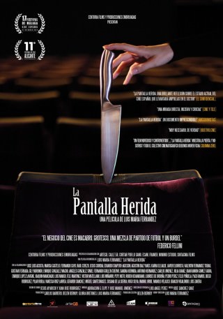 Cartel de La pantalla herida