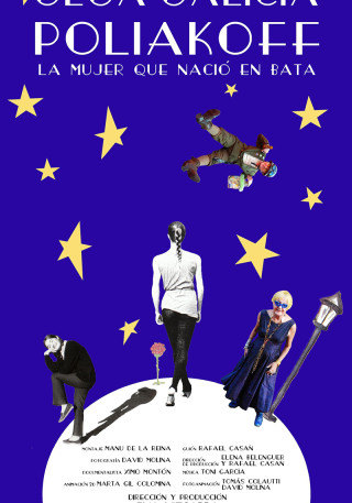 Cartel de Olga Galicia Poliakoff. La mujer que nació en Bata
