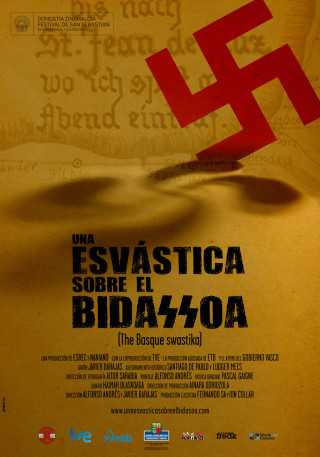 Cartel de Una esvástica sobre el Bidasoa