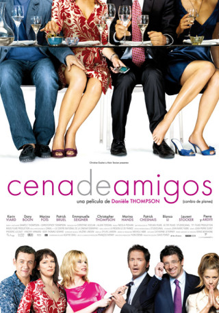 Cartel de Cena de amigos