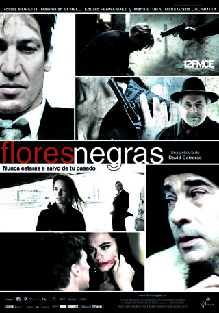 Cartel de Flores negras