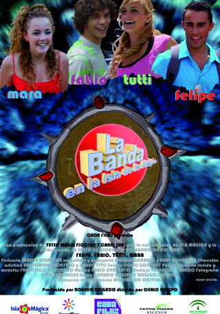 Cartel de La Banda en la isla de la Magia