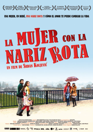 Cartel de La mujer con la nariz rota