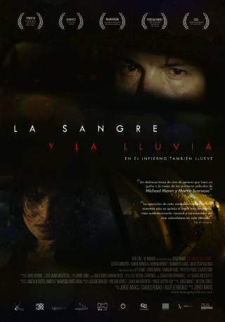 Cartel de La sangre y la lluvia