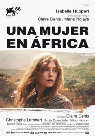 Cartel de Una mujer en África