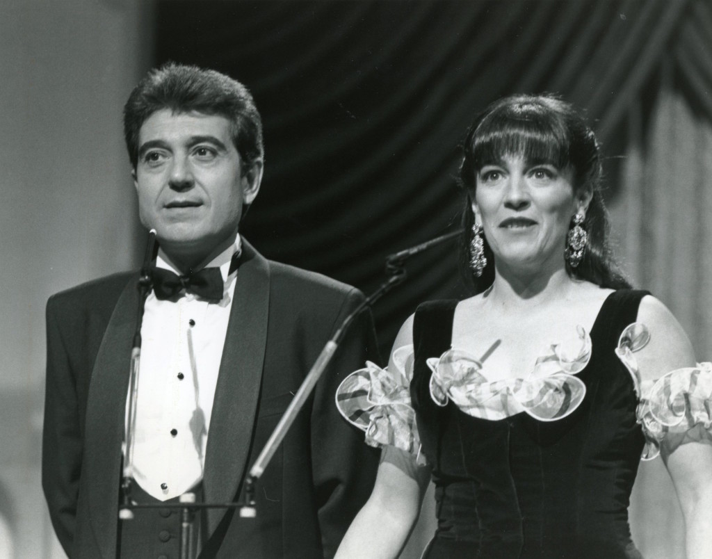Andrés Pajares y Carmen Maura. IV Premios Goya