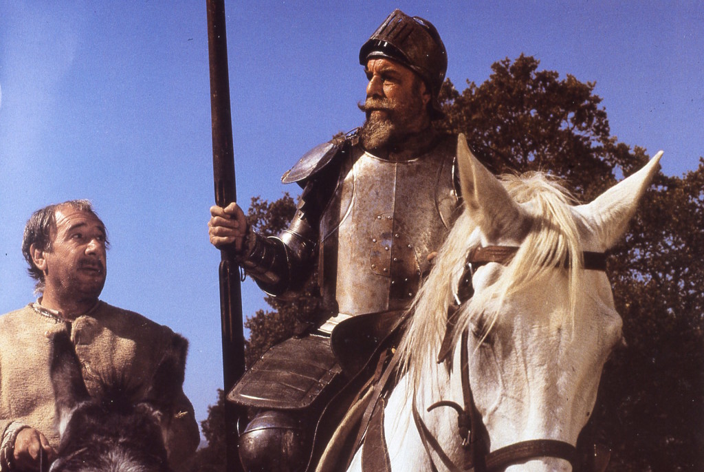 El Quijote. Alfredo Landa y Fernando Rey