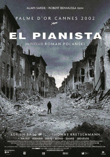 Cartel de El pianista de Roman Polanski