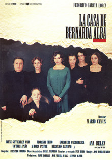 Cartel de La casa de Bernarda Alba