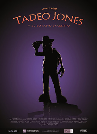 Cartel de Tadeo Jones y el sótano maldito