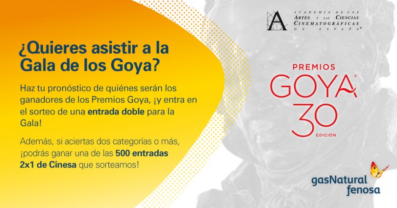 Quiniela Oficial Premios Goya