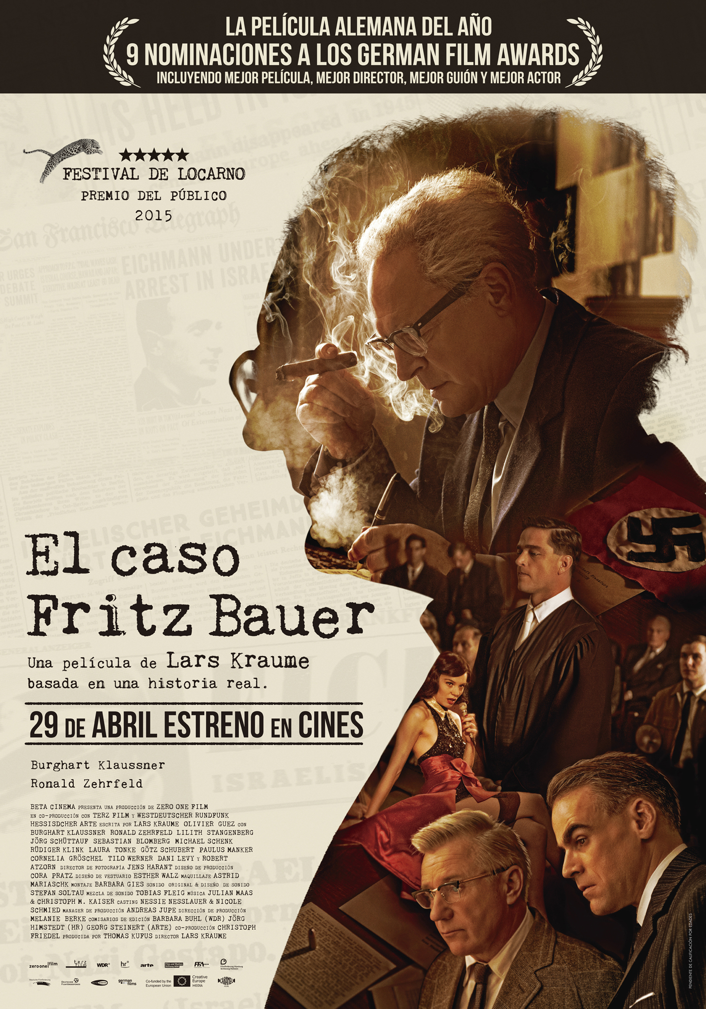 Cartel de El caso Fritz Bauer