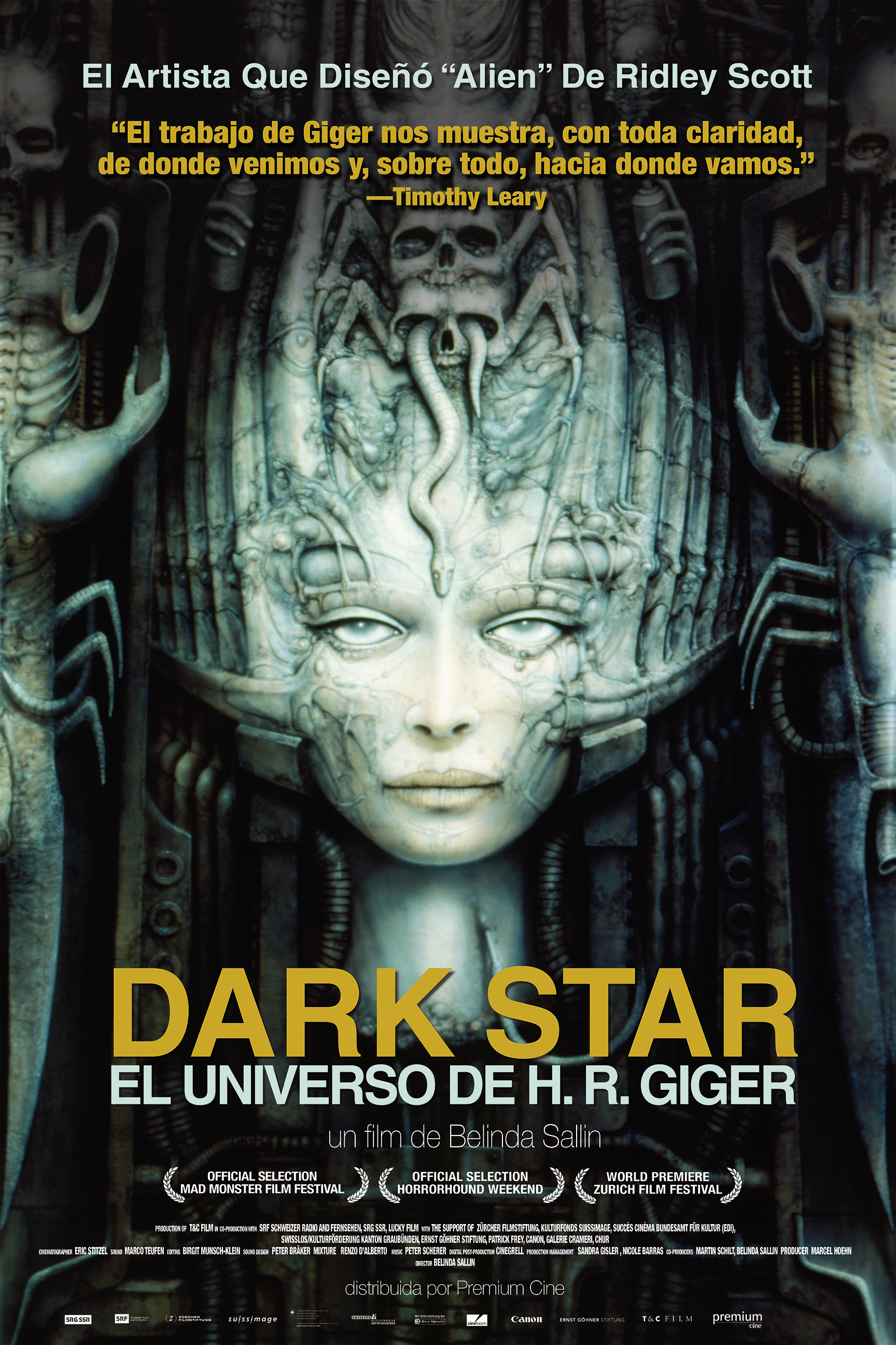 Cartel de Dark Star - El Universo de H.R. Gigger