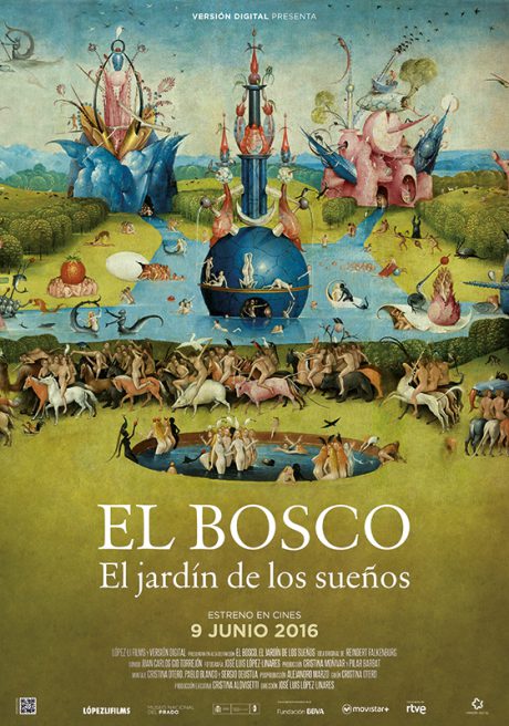 Cartel de El Bosco. El jardín de los sueños