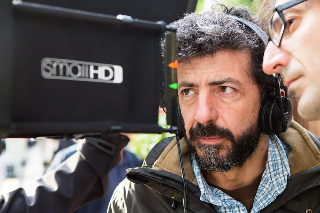 Alberto Rodríguez (Director). Rodaje. El hombre de las mil caras.  Foto de Julio Vergne