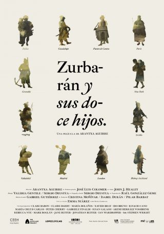 Cartel de Zurbarán y sus doce hijos