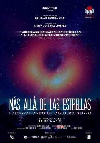 Cartel de Más allá de las estrellas. Fotografiando un agujero negro