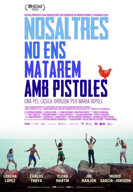 Cartel de Nosaltres no ens matarem amb pistoles (Nosotros no nos mataremos con pistolas)