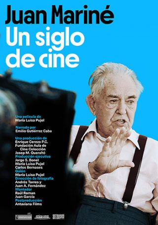 Cartel de Juan Mariné. Un siglo de cine