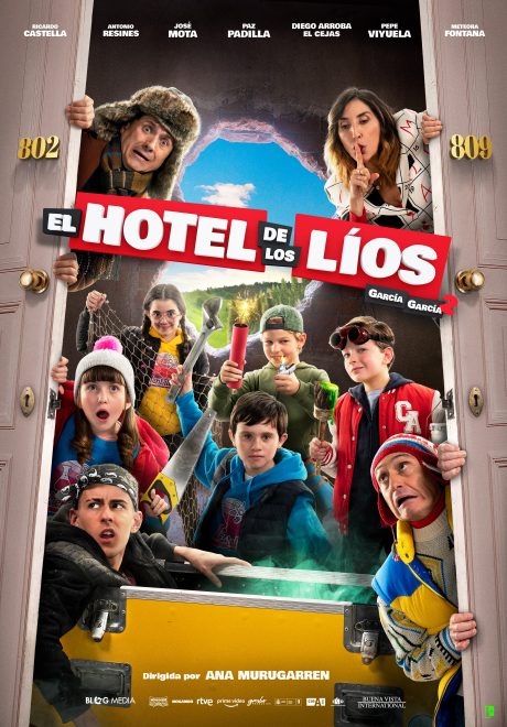 Cartel de El hotel de los líos
