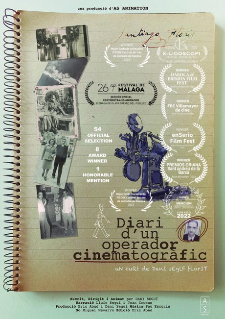 Cartel de Diari d’un operador cinematogràfic