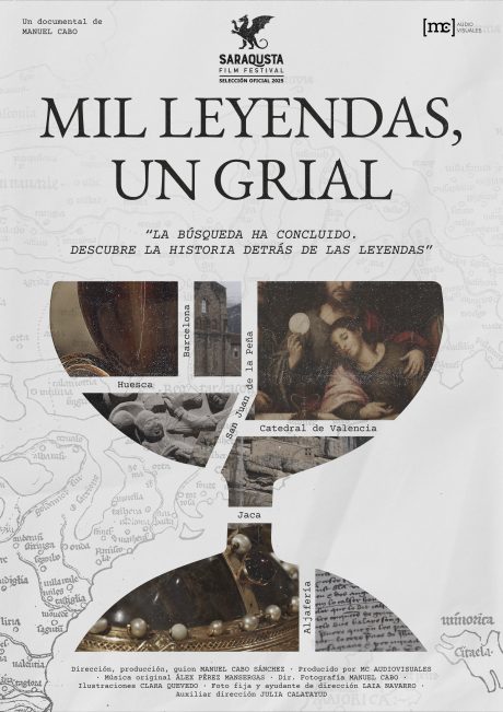Cartel de Mil leyendas, un grial