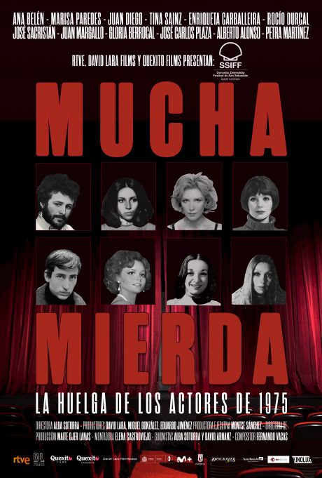 Cartel de Mucha Mierda, la huelga de los actores de 1975