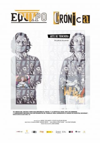 Cartel de Equipo Crónica. Arte de trinchera