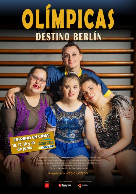 Cartel de Olímpicas. Destino Berlín