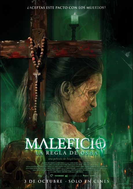 Cartel de Maleficio (La regla de Osha)