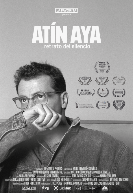 Cartel de Atín Aya. Retrato del silencio