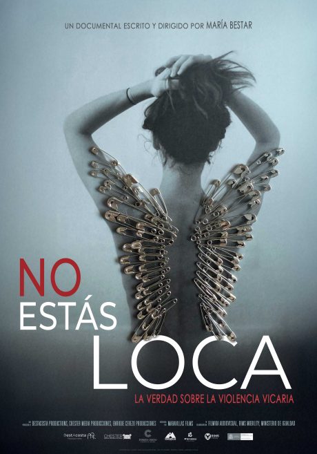 Cartel de No estás loca. La verdad sobre la violencia vicaria.